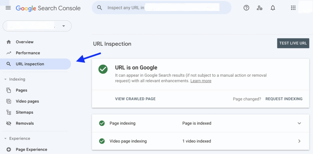 URL Inspection