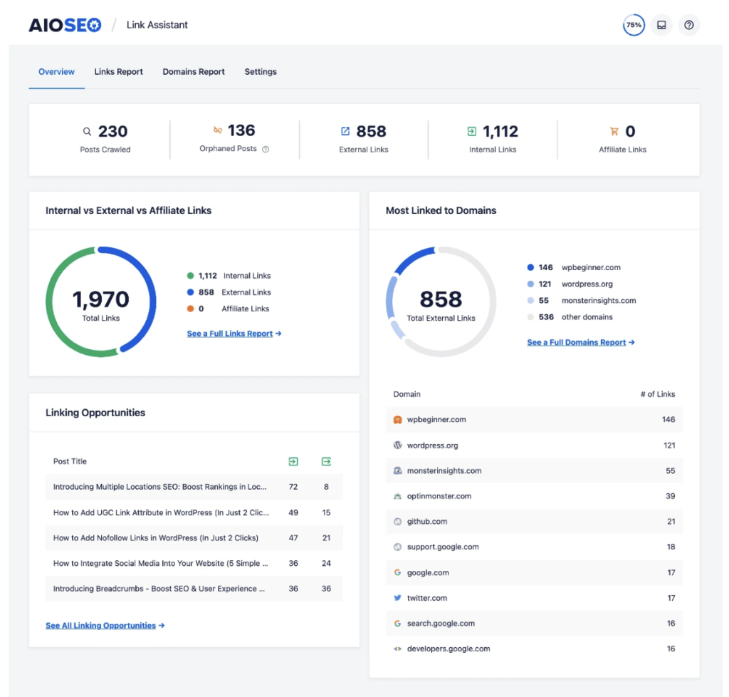 Tools to Help With Internal Linking